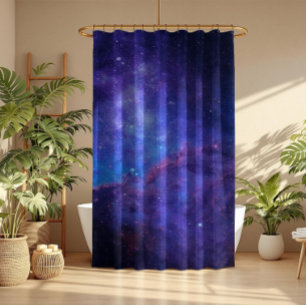 Deep Space Abstract Background In Purple And Blue