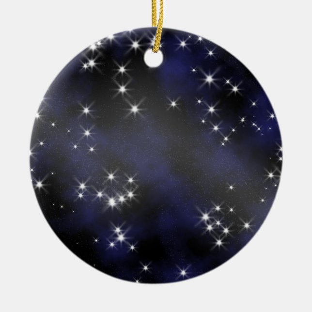 Deep Space Collectable - Personalize Ceramic Ornament (Front)