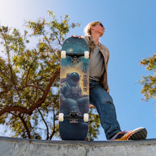 Deep Space Explorer Astronaut Skateboard (Outdoor 1)