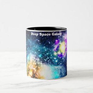 Deep Space Galaxy Two-Tone Coffee Mug