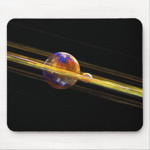 Deep Space Planet Mouse Pad