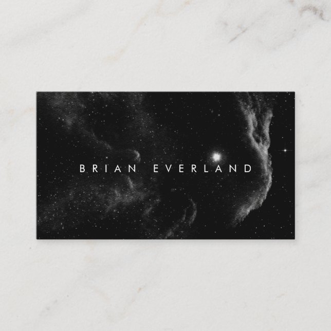 Deep Space Star Artist Profile Contact  Appointment Card (Front)