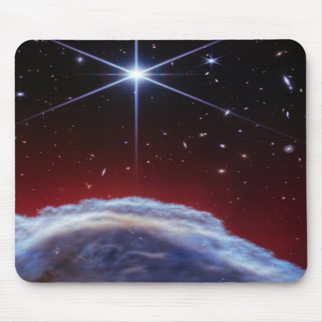 Deep Space Starburst and Nebula Mousepad (Front)