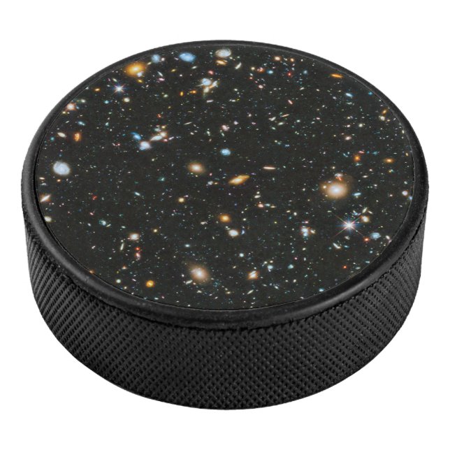 Deep Space Stars and Galaxies Hockey Puck (3/4)