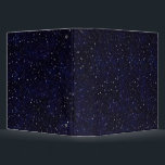 Deep Space Stars Universe Science Black Modern Binder<br><div class="desc">Deep Space Stars Universe Black Modern Elegant Binder.</div>