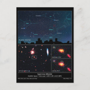 Deep Space Type II Supernova Mikulski Postcard