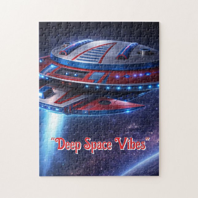 Deep Space Vibes Puzzle de vaisseau spatial futuri ("Deep Space Vibes Puzzle")