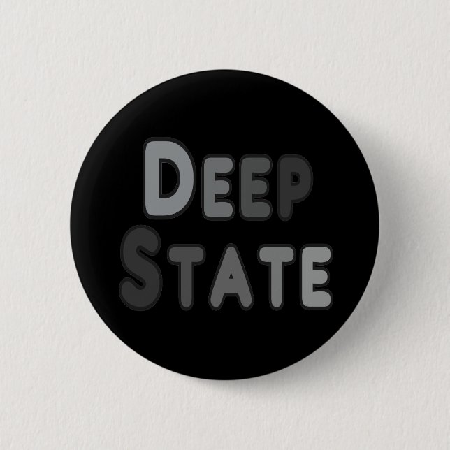 Deep State 2 Inch Round Button (Front)