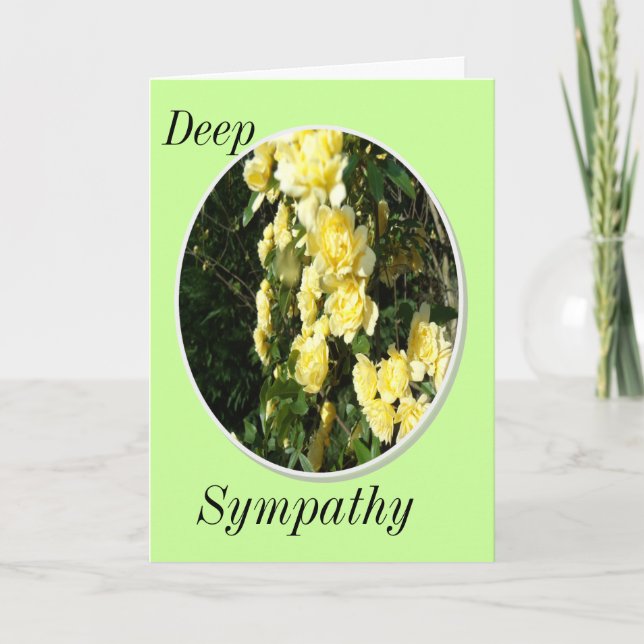 Deep Sympathy Card (Front)