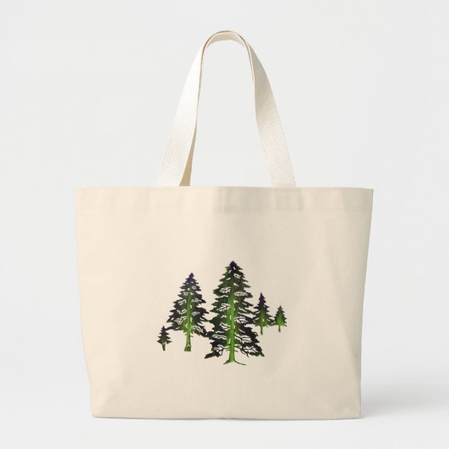 DEEP THE FOREST LARGE TOTE BAG (Front)