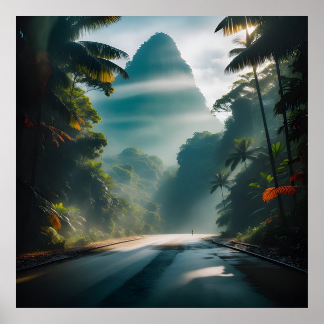 Deep tropical jungles of Southeast Asia Poster (Front)