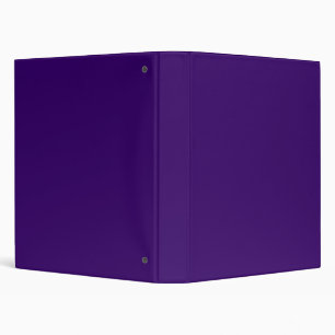 Deep Violet Solid Colour Binder