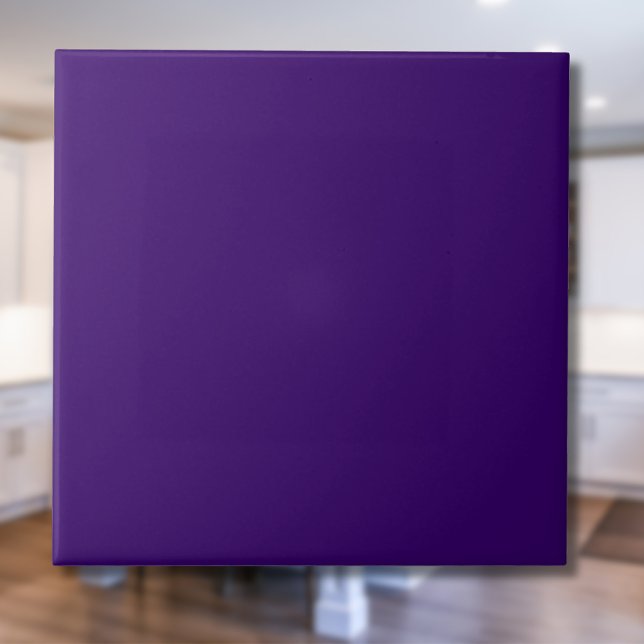 Deep Violet Solid Colour | Classic Elegant Tile (Creator Uploaded)