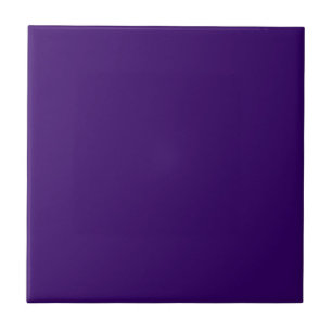 Deep Violet Solid Colour Tile