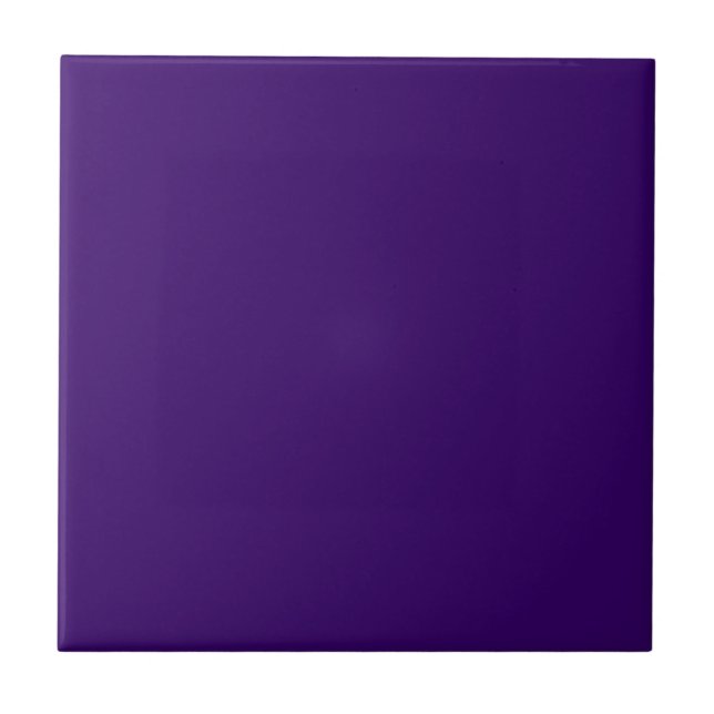 Deep Violet Solid Colour Tile (Front)