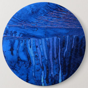 "Deep Water 2" Abstract Art Button