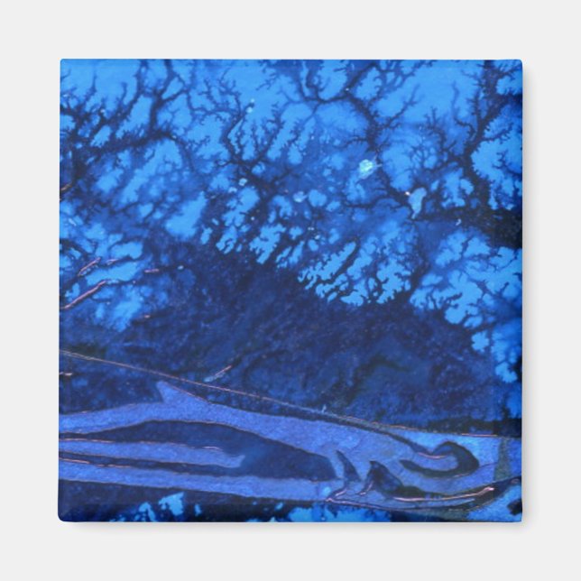 "Deep Water #3" Magnet d'art Abstrait (Devant)