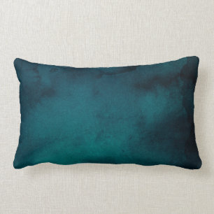 Deep Waters and Teal Lumbar Pillow