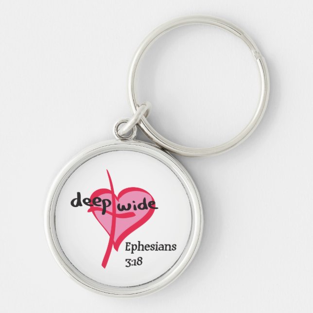 Deep & Wide Keychain (Front)