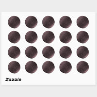 Deep Wine Double Monogram Wax Seal Stickers