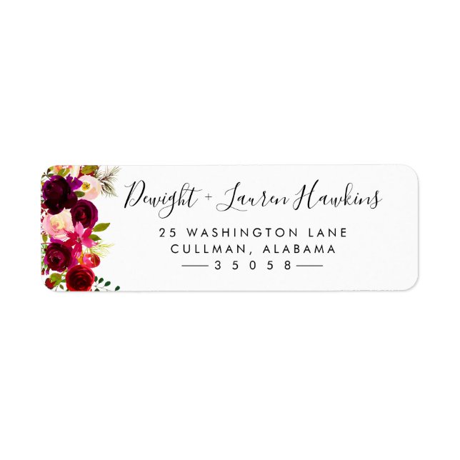 Deep Winter | Return Address Label (Front)