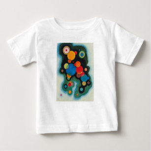 Deepened Impulse Abstract Oil on Canvas Kandinsky Baby T-Shirt