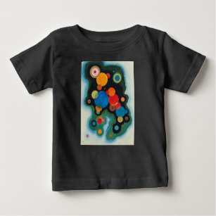 Deepened Impulse Abstract Oil on Canvas Kandinsky Baby T-Shirt
