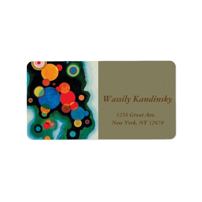 Deepened Impulse by Wassily Kandinsky Label (Front)
