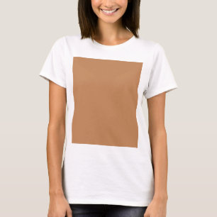 Deeper Sandy Beige Caramel Cafe Au Lait Colour T-Shirt