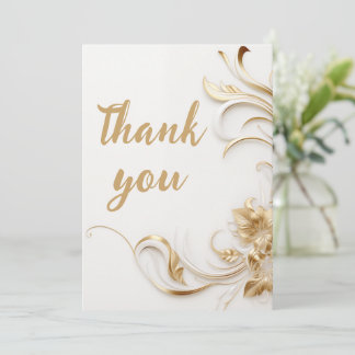 Deepest Gratitude Thank you card 