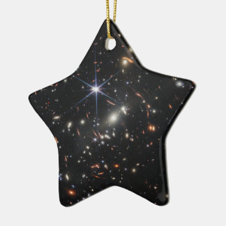 Deepest Infrared Image of the Universe | JWST Ceramic Ornament