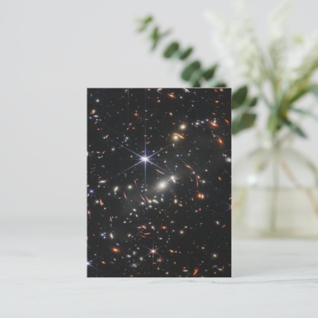 Deepest Infrared Image of the Universe | JWST Postcard (Standing Front)