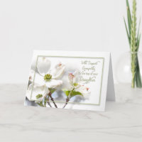 DEEPEST SYMPATHY - APPLE BLOSSOMS/ LOSS/DAUGHTER