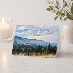Deepest Sympathy Blue Mountain Photo Condolence Card