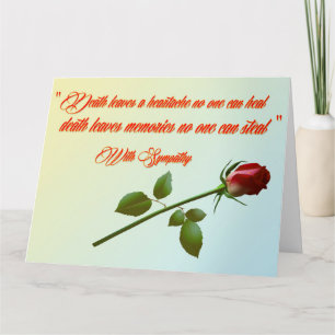 Deepest Sympathy Card