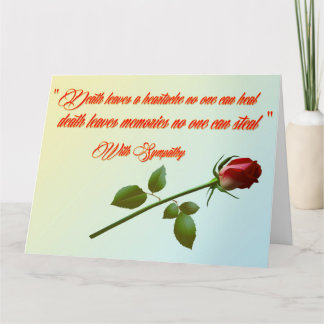 Deepest  Sympathy Card
