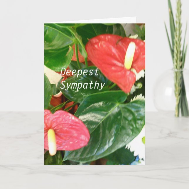 deepest Sympathy Card (Front)