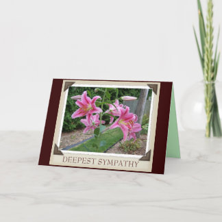 DEEPEST SYMPATHY CARD