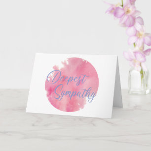 Deepest Sympathy Card