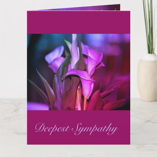 Deepest Sympathy Card (Front)