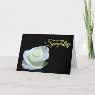 Deepest Sympathy Condolence Card