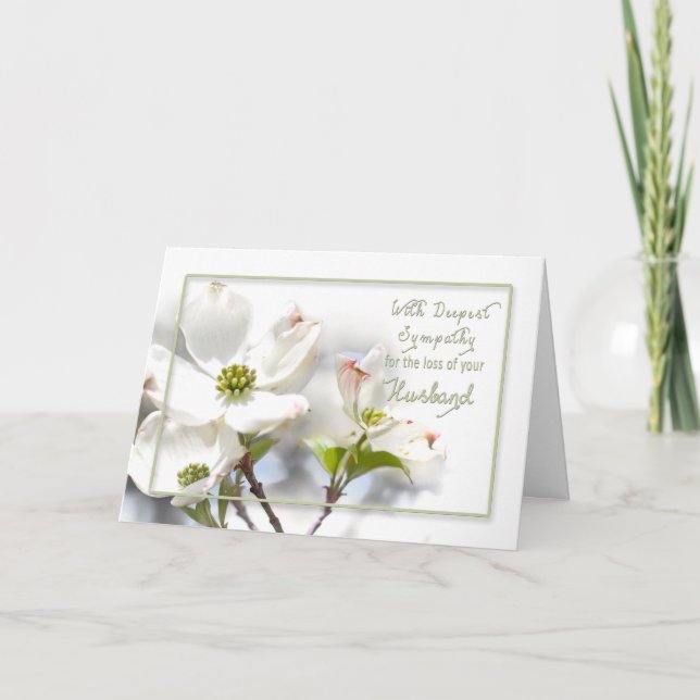 DEEPEST SYMPATHY - LOSS OF HUSBAND CARD (Front)