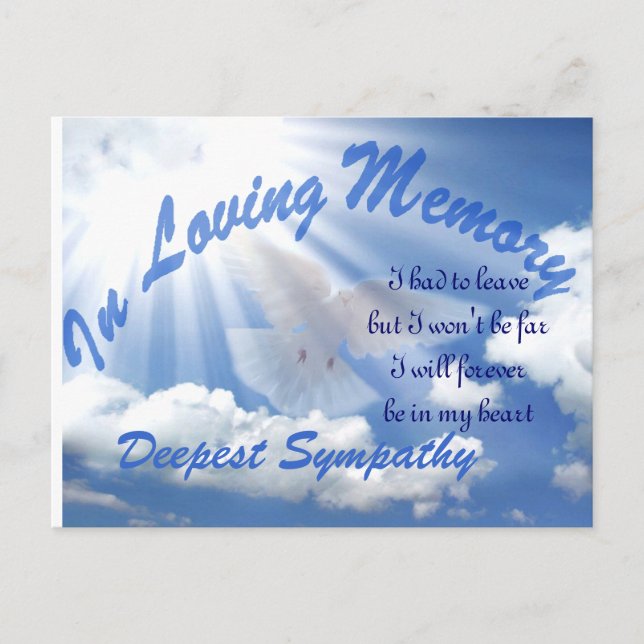 Deepest Sympathy_ Postcard (Front)