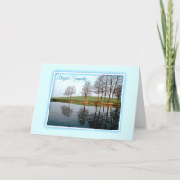 Deepest Sympathy Reflections of Nature Card