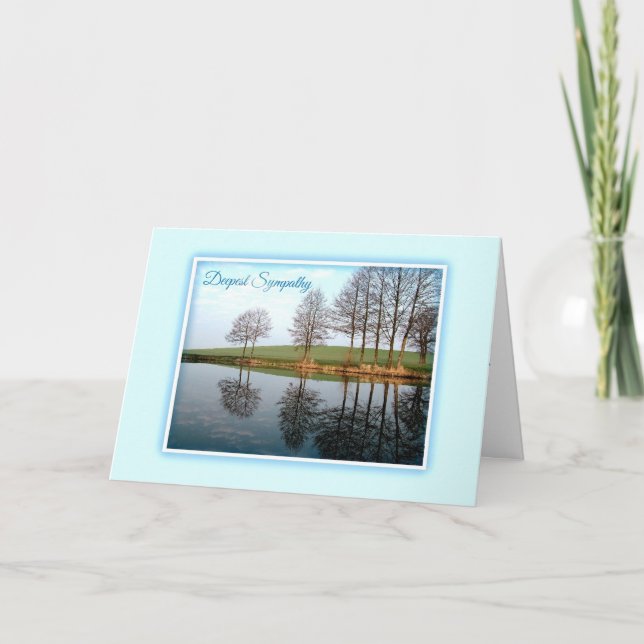Deepest Sympathy Reflections of Nature Card (Front)