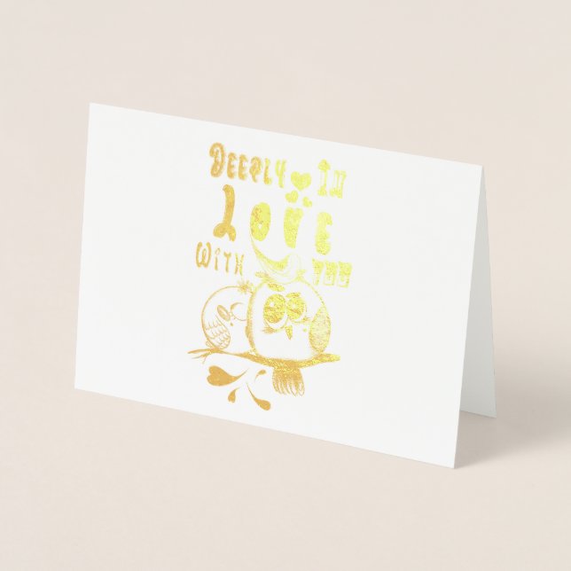 Deeply In Love With You Foil Card (Front)