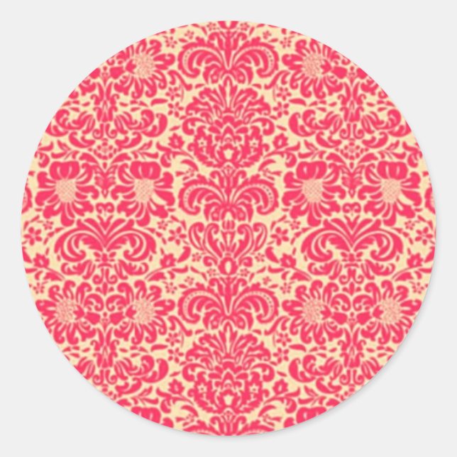 'Deeply Pink' Envelope Seals (Front)