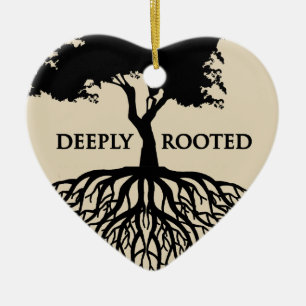 Deeply Rooted Ceramic Ornament