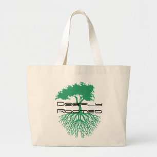 Deeply Rooted Large Tote Bag