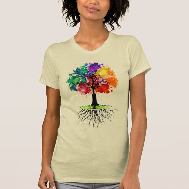 Deeply Rooted Tree of Life T-Shirt (Front)